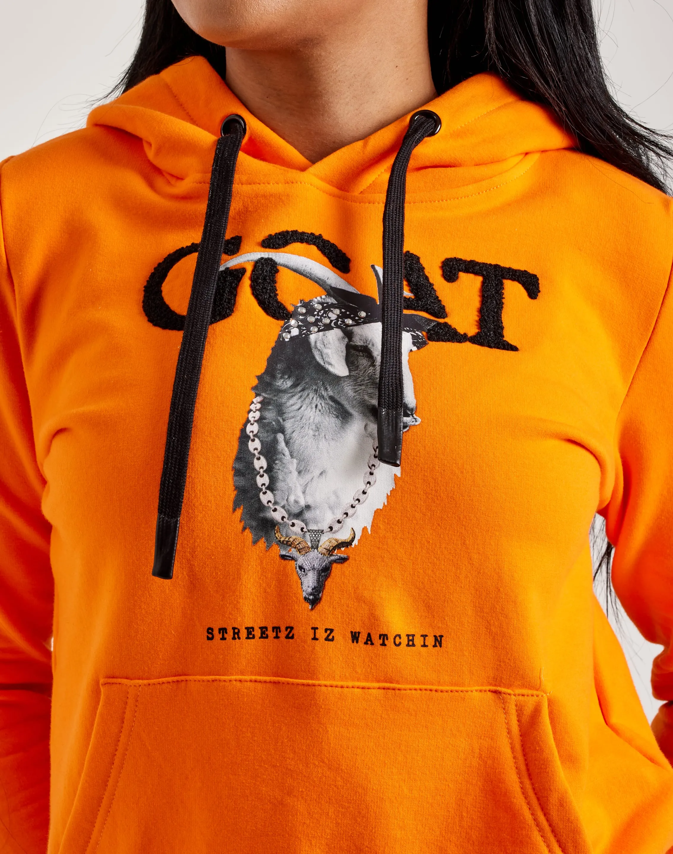 Streetz Iz Watchin Goat Pullover Hoodie