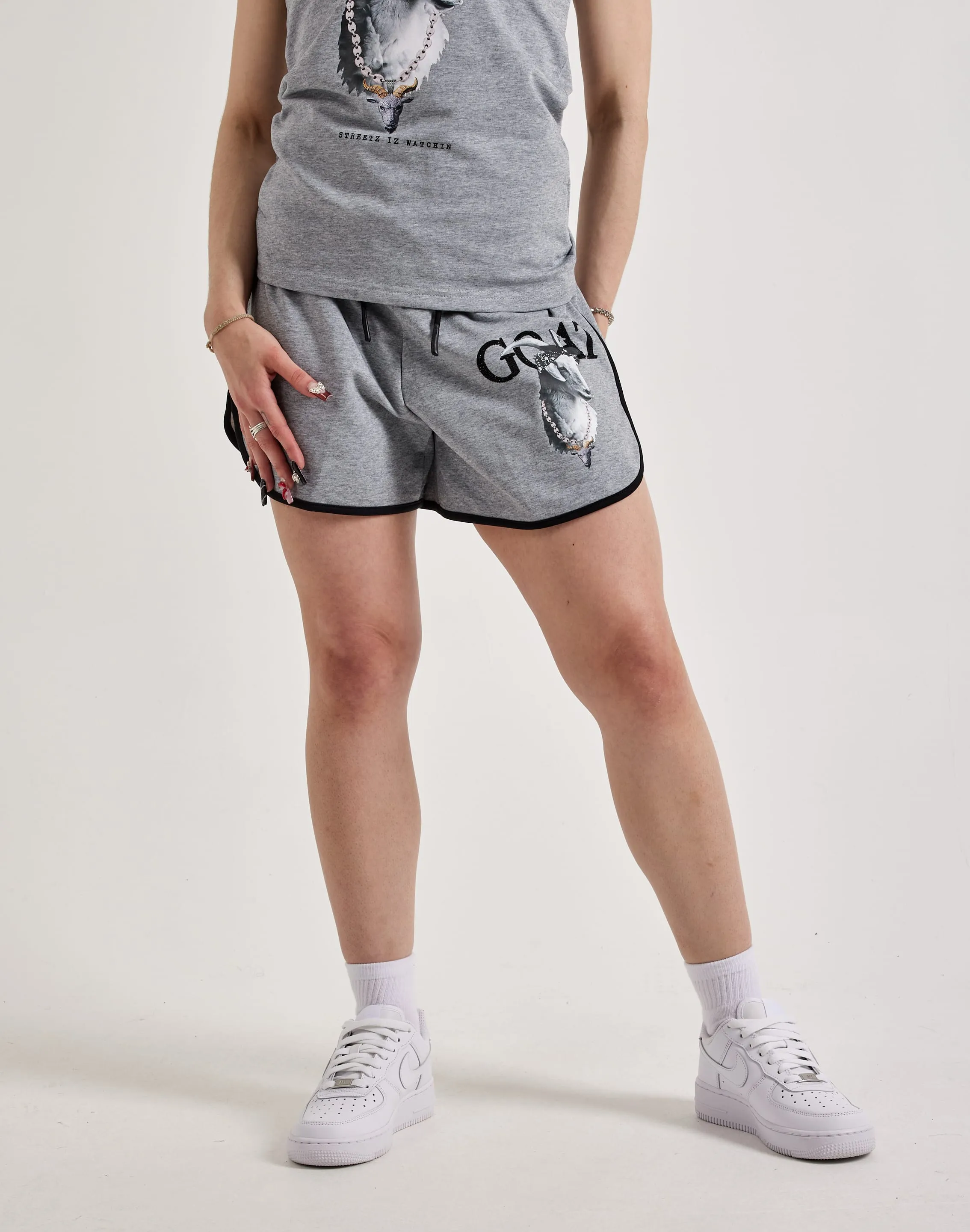 Streetz Iz Watchin Goat Shorts