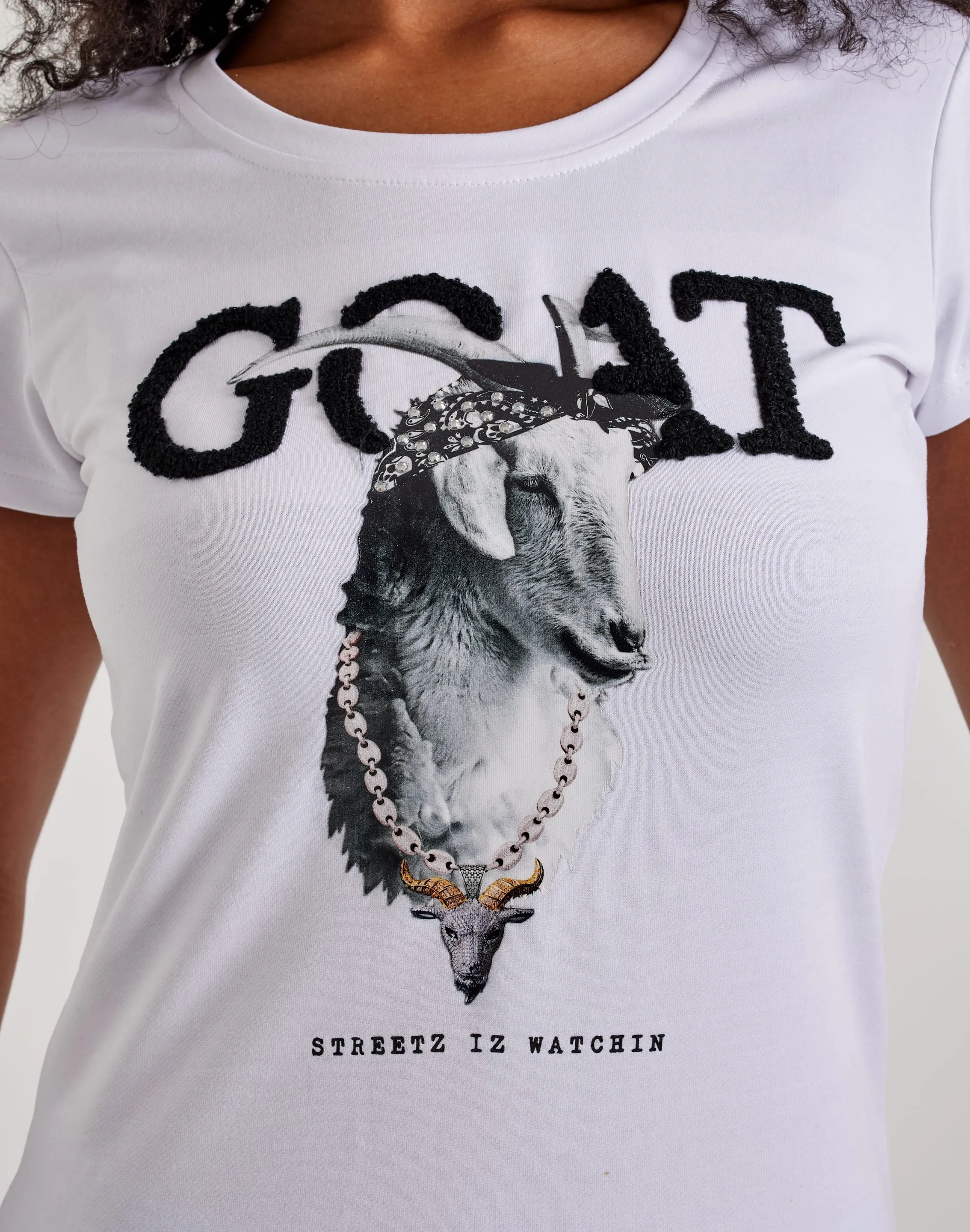 Streetz Iz Watchin Goat Tee