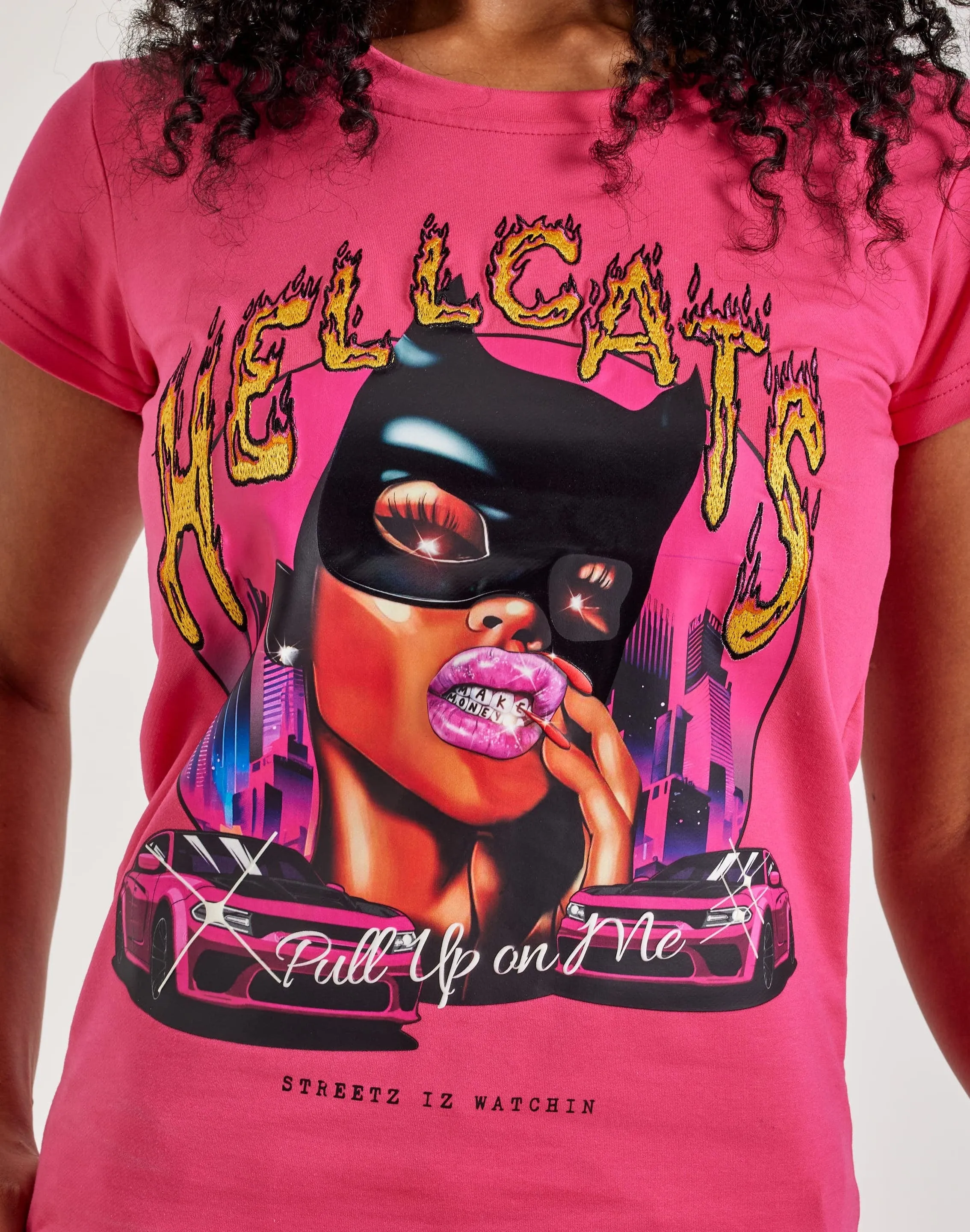 Streetz Iz Watchin Hellcats Tee