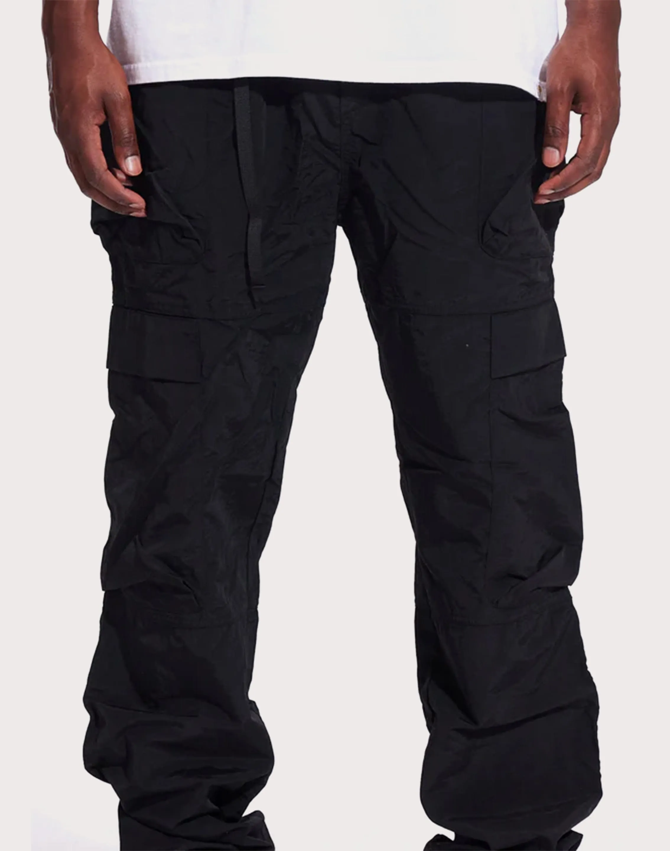 THE LEVERAGE Unbasic Nylon Cargo Pants