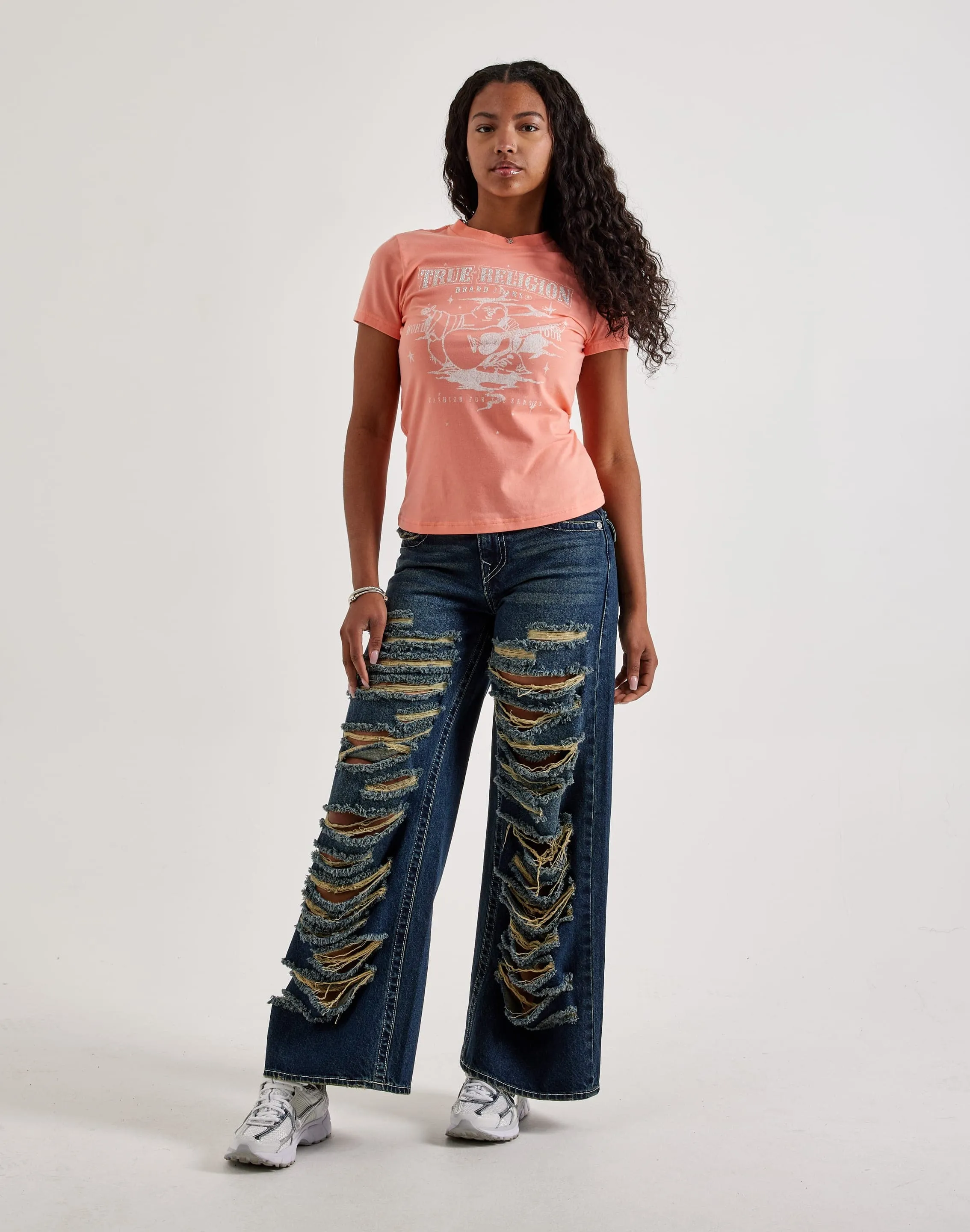 True Religion Crystal Buddha Tee