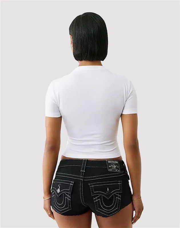 True Religion Crystal Leopard Tee