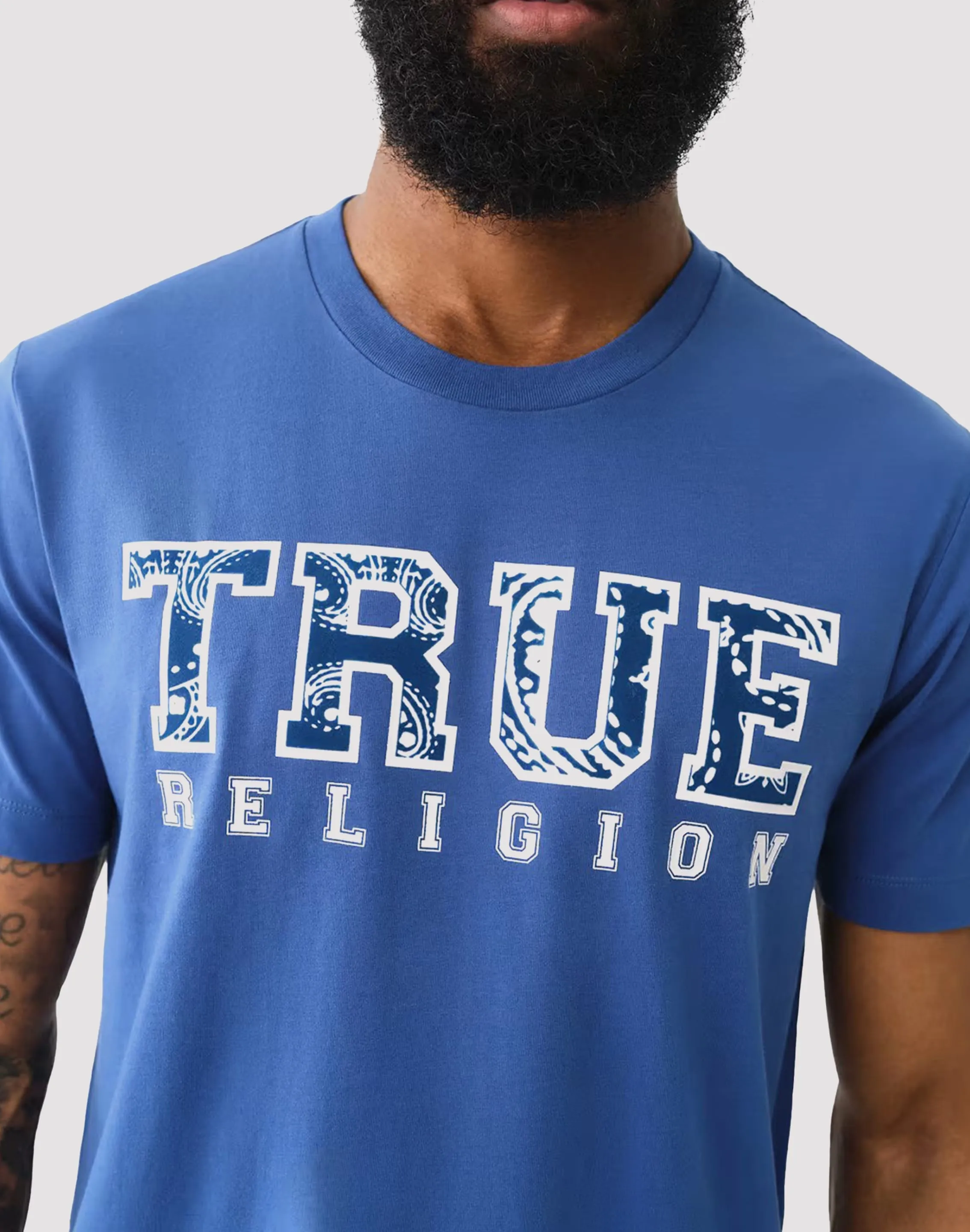 True Religion Paisley Logo Tee