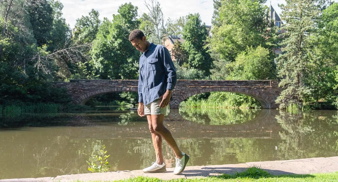 Tsavo 2.0 Men's Recycled PET Sneakers | White & Burnt Olive