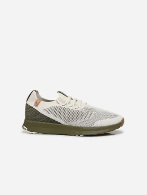 Tsavo 2.0 Men's Recycled PET Sneakers | White & Burnt Olive