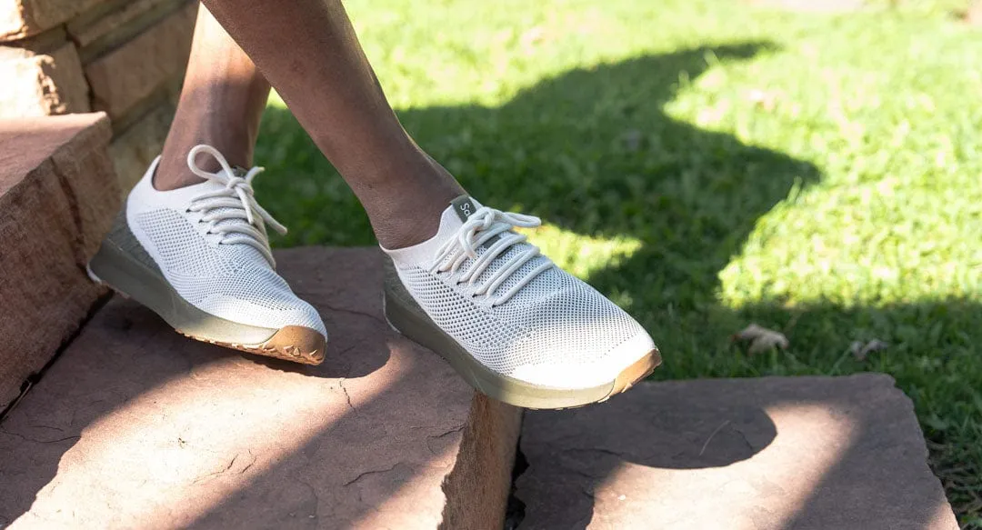 Tsavo 2.0 Men's Recycled PET Sneakers | White & Burnt Olive