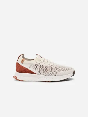 Tsavo 2.0 Women's Recycled PET Sneakers | White & Burgundy