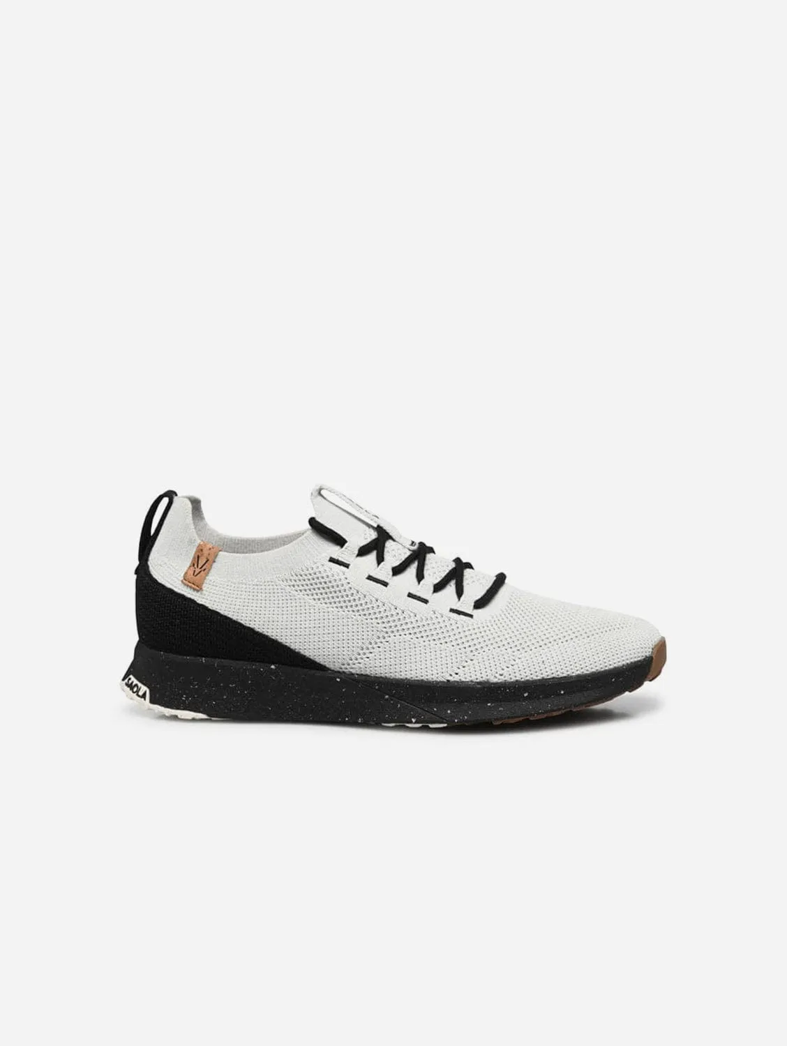 Tsavo 3 Men's Recycled PET Sneakers | White & Black