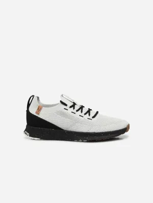 Tsavo 3 Men's Recycled PET Sneakers | White & Black