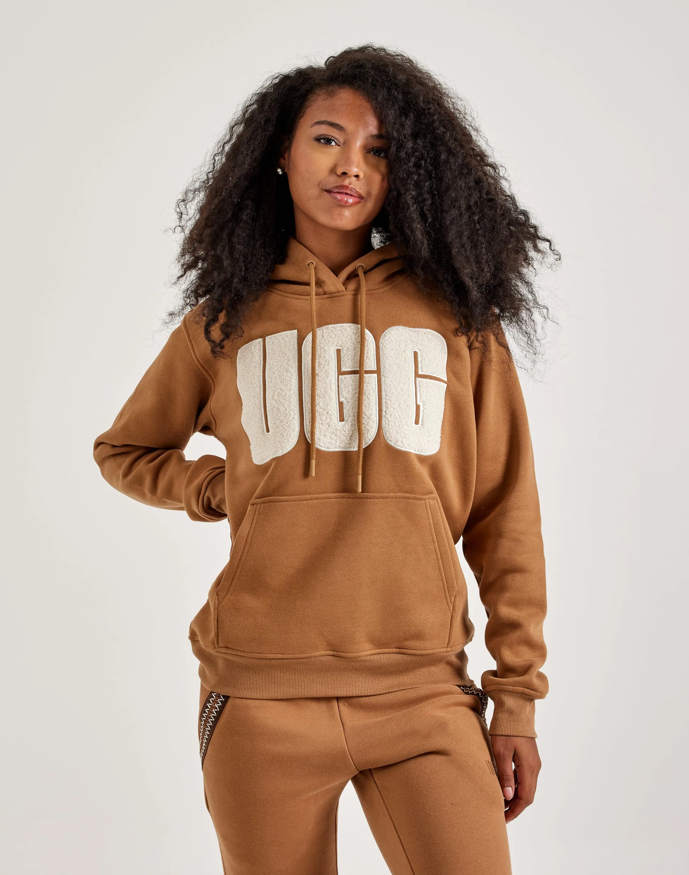 UGG Rey UGGfluff Logo Hoodie