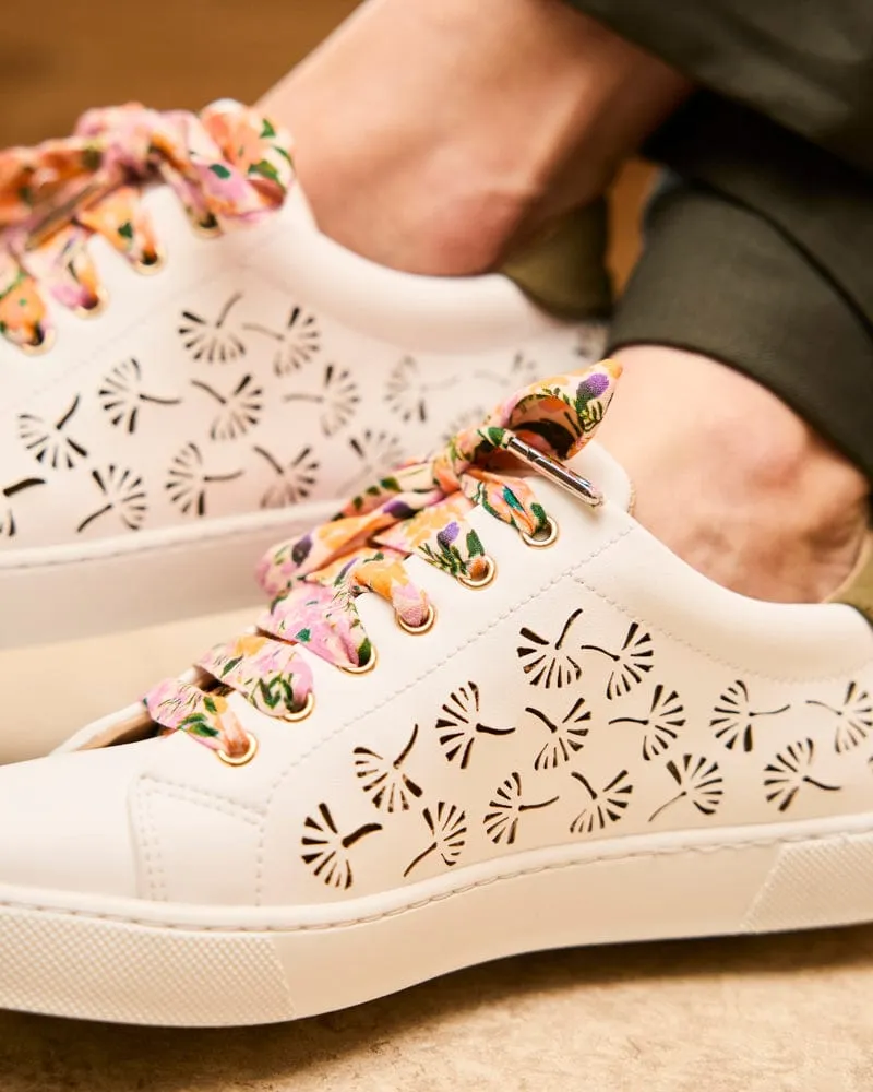 Virevolte Recycled Grain Leather Vegan Sneakers | Sage Ginko