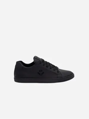 Winton Unisex Vegan Leather Sneakers | Black